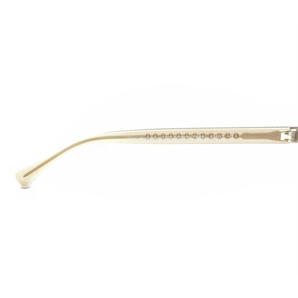 Coach HC 5067 9234 Satin Brown Gold Crystal Eyeglasses Frames 53-17 135 Women - Picture 10 of 12